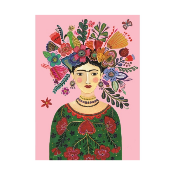 Cahier Ligné - Frida Kahlo - Rose
