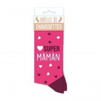 Chaussettes Taille 36-42 - Super Maman