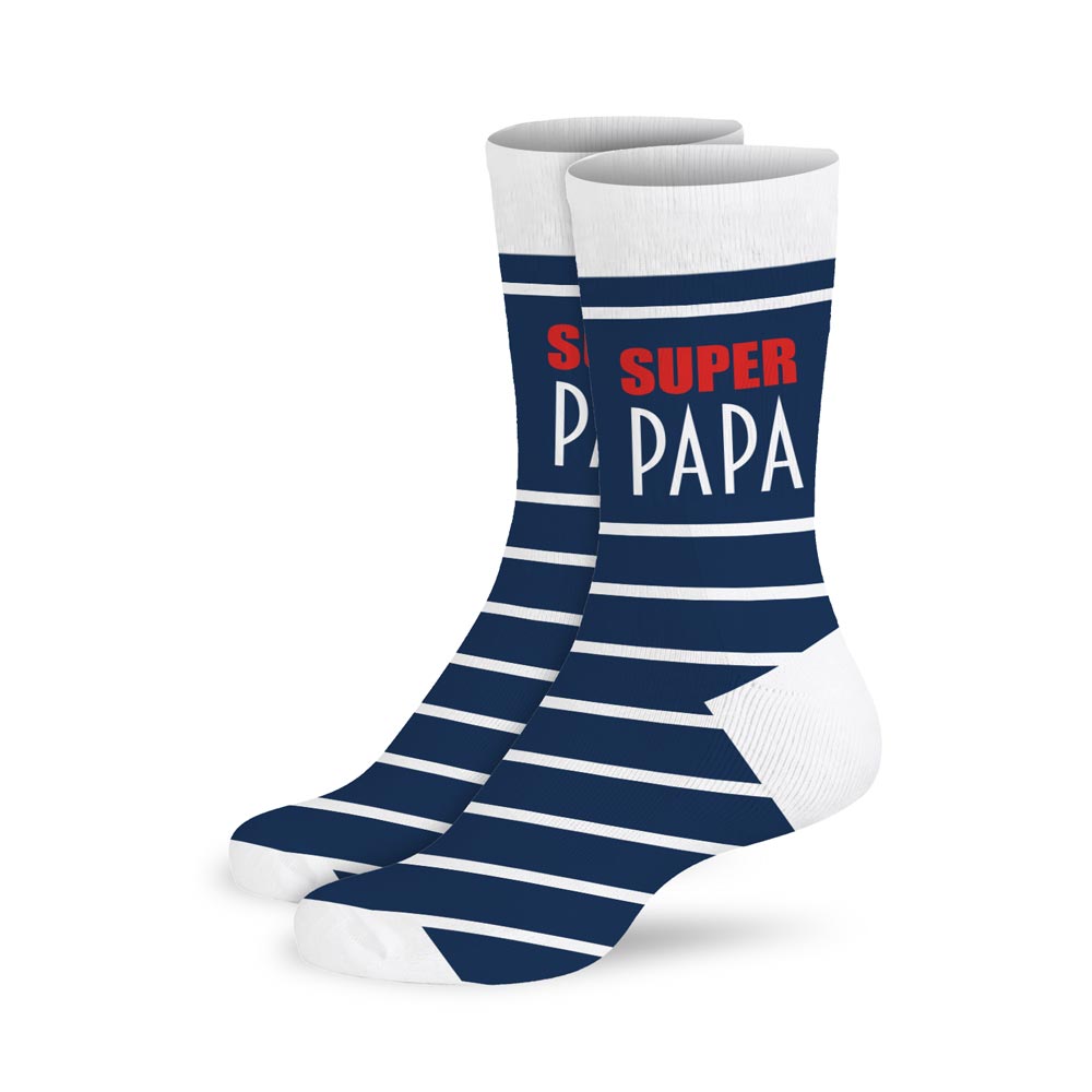 Chaussettes Taille 39-45 - Super Papa