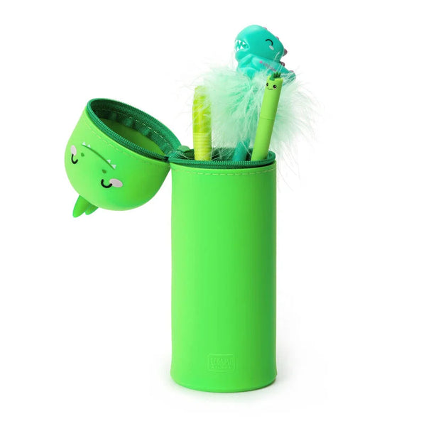 Trousse en Silicone Souple 2 en 1 - Dino