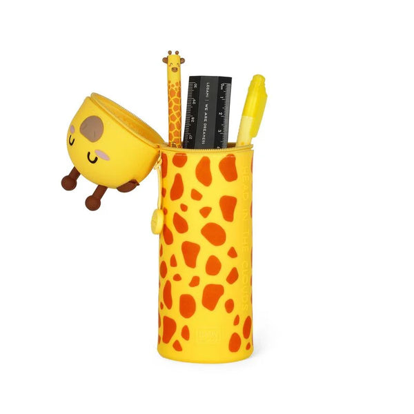 Trousse en Silicone Souple 2 en 1 - Girafe