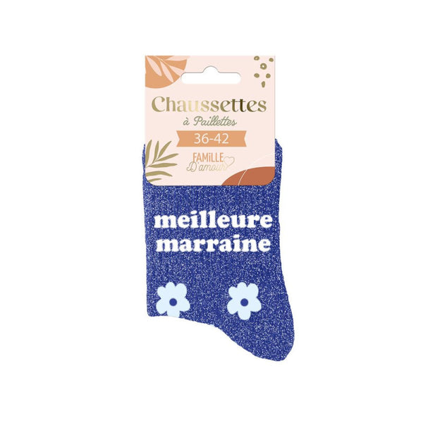 Chaussettes Taille 36-42 - Meilleure Marraine