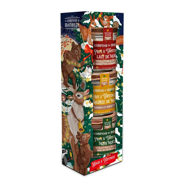 Coffret Pâtes à Tartiner de Noël - 3x 100g