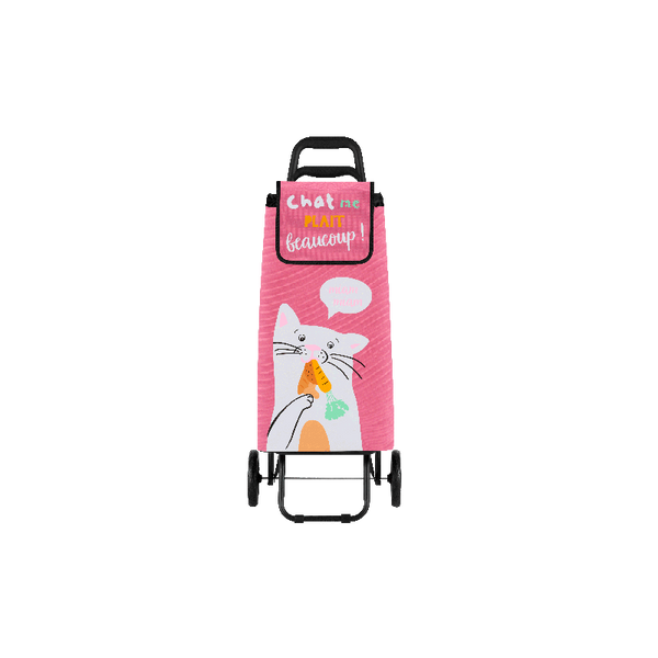 Caddie de Courses - Chat (rose)