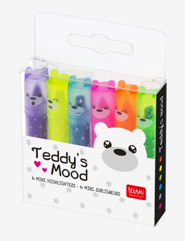 Set de 6 Mini Surligneurs - Fluo