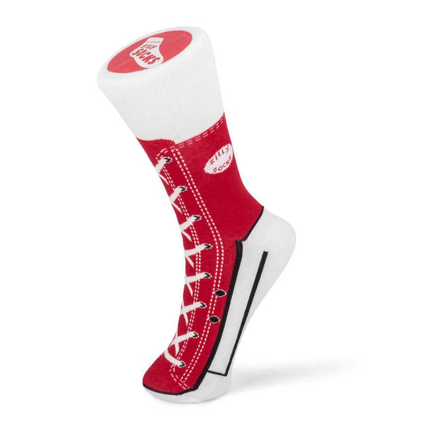 Chaussettes Taille 37-45 - Sneakers rouges
