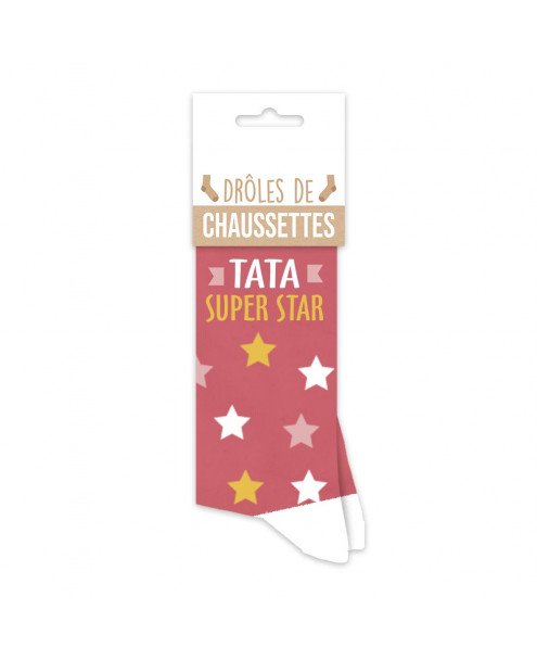Chaussettes Taille 36-42 - Tata Superstar